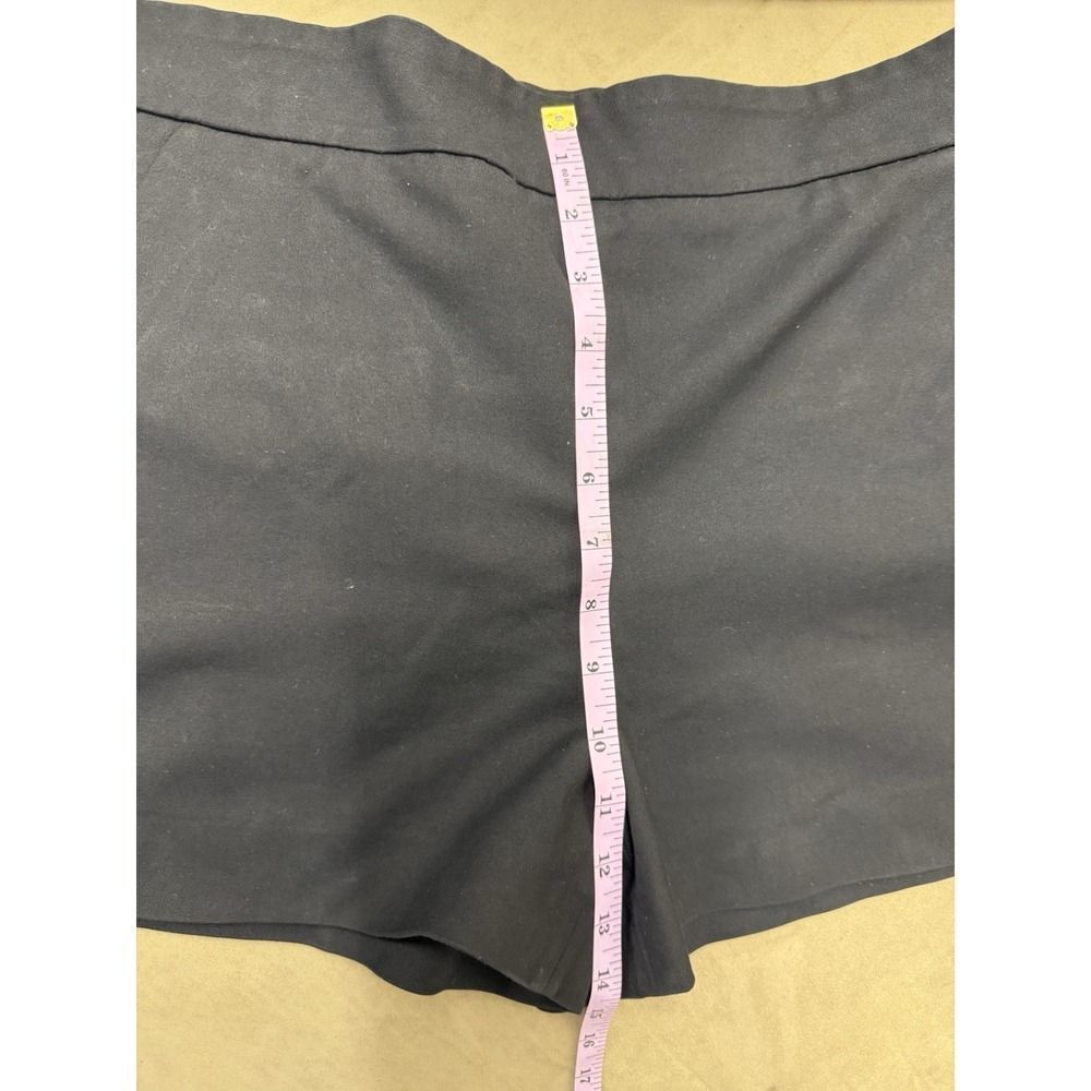 Zara Black Womens Shorts. Side Zipper. Sz L - Picture 11 of 12